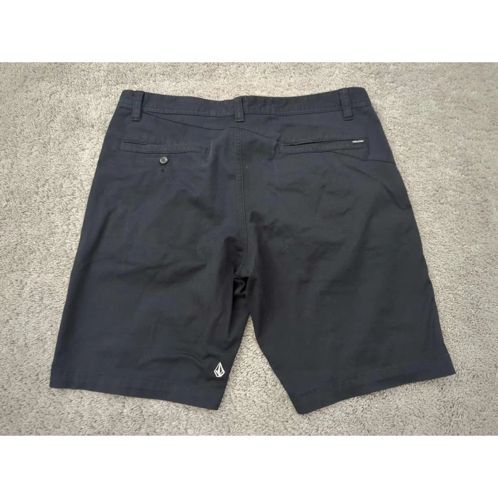 Volcom Frickin Chino Shorts Mens 36‎ Black Inseam: 10
